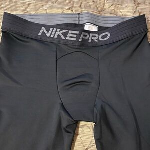 Nike Black Athletic Compression Tights